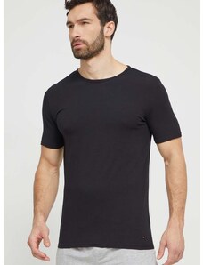 Tričko Tommy Hilfiger 3-pak pánsky,čierna farba,jednofarebný,UM0UM03138