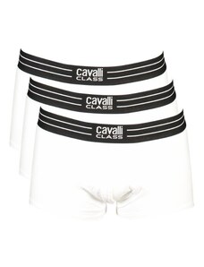 Cavalli Class Značkové Pánske Boxerky bal. 3ks biele Biela S