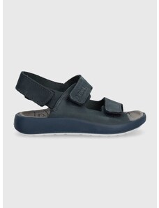 Detské nubukové sandále Primigi tmavomodrá farba