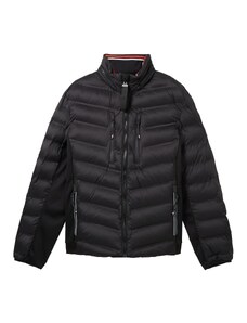 TOM TAILOR Prechodná bunda svetlosivá / červená / čierna / biela