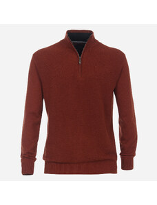 CASAMODA Tehlovo-červený pánsky sveter, Organic
