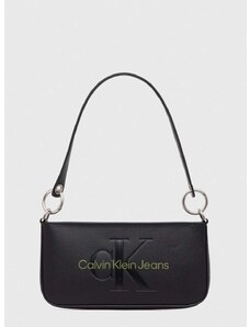 Kabelka Calvin Klein Jeans čierna farba,K60K610679