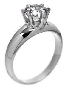 Ligot Elegantný strieborný prsteň so Swarovski Crystals