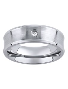 Ligot Oceľový prsteň - snubný prsteň - pre ženy RC2027-Z
