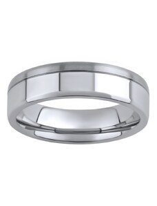 Ligot Oceľový prsteň - snubný prsteň - pre mužov RC2028-M