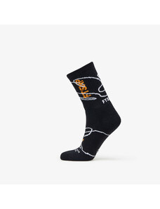 Pánske ponožky Footshop The Skateboard Socks Black/ Orange