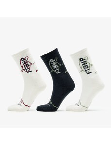 Pánske ponožky Footshop The Everyday Socks 3-Pack Multicolour