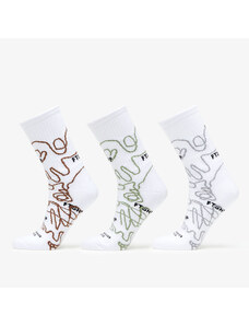 Pánske ponožky Footshop The Bubble Socks 3-Pack Multicolour