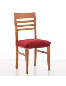 Blancheporte Súprava 2 žakárových pružných poťahov na stoličke so vzorom hadej kože červená 041