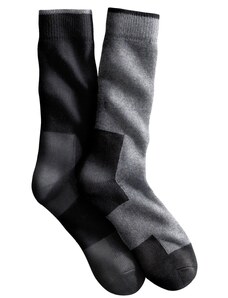 Blancheporte Pracovné ponožky, súprava 2 páry čierna+sivá 042