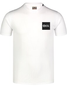 Nordblanc Biele pánske bavlnené tričko OPPOSITION