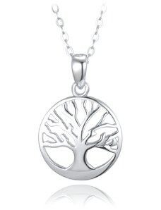 MINET Strieborný náhrdelník strom života