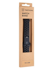 Tactical 234 Double Silikónový Remienok 22mm čierna SH201105
