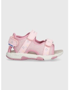 Detské sandále Geox SANDAL MULTY ružová farba