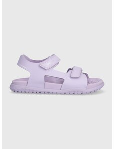 Detské sandále Geox SANDAL FUSBETTO fialová farba