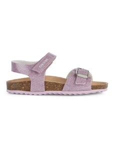 Detské sandále Geox ADRIEL ružová farba