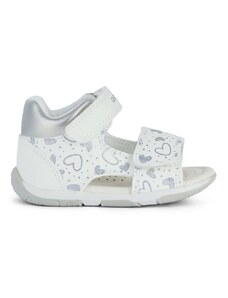 Detské sandále Geox SANDAL TAPUZ biela farba