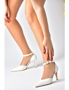 Fox Shoes Vysoké podpätky - Biela - Podpätky na podpätku