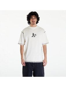 Pánske tričko New Era Oakland Athletics MLB World Series Oversized T-Shirt UNISEX Off White/ Dark Green