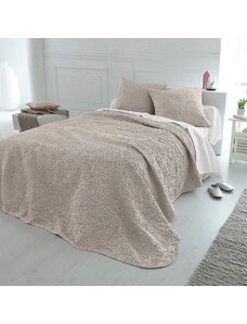 Blancheporte Jednofarebná prikrývka na posteľ Melisa sivobéžová 065