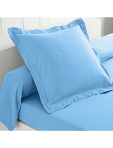 Blancheporte Jednofarebná flanelová posteľná bielizeň zn. Colombine nebeská modrá 090