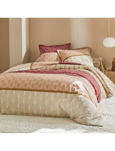 Blancheporte Bavlnená posteľná bielizeň Eddy s grafickým dizajnom piesková 103