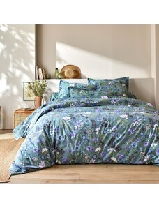 Blancheporte Bavlnená posteľná bielizeň Kelly s potlačou kvetín zelená 240