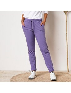 Blancheporte Joggingové nohavice z moltonu s pružným pásom lila 048