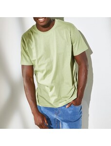 Blancheporte Tričko s krátkymi rukávmi a okrúhlym výstrihom, súprava 3 ks oranžová+zelená+žltá 086