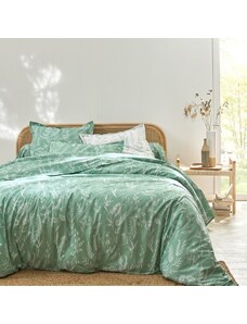 Blancheporte Bavlnená posteľná bielizeň Alessia zn. Colombine s potlačou kvetín zelená 220