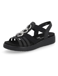 RIEKER Dámske sandále REMONTE D2073-02 čierna S4