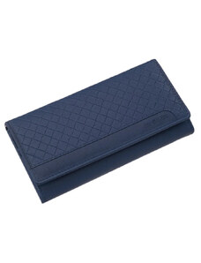 LA SCALA Modrá dámska kožená peňaženka (GDPN356)