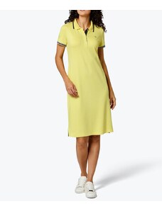 Creation L Premium Modalové šaty s polo golierom, žlté