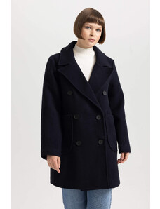 DEFACTO Regular Fit Wool Look Cachet Coat