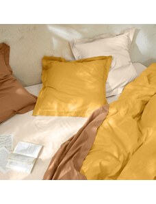 Blancheporte Jednofarebná posteľná súprava z bavlny kari 142