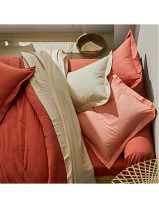 Blancheporte Jednofarebná posteľná súprava zn. Colombine z bavlny terakota 090