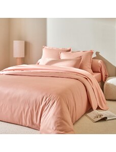 Blancheporte Jednofarebná saténová posteľná bielizeň ružová 090