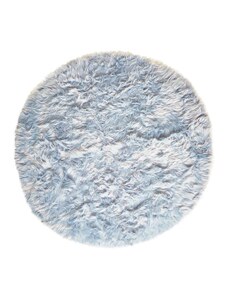 Blancheporte Okrúhly koberec s predĺženým vláknom ľadovomodrá 141