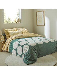 Blancheporte Bavlnená posteľná bielizeň William s potlačou zelená 143