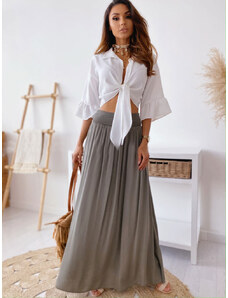 Fashionweek Dlhá maxi letná sukňa zo vzdušného materiálu MF266