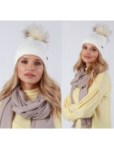 Fashionweek Dámska zimná čiapka s brmbolcom JENOT ZIZI-P15