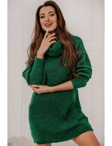 Fashionweek Pletené sveterové šaty,roláková tunika PATTY