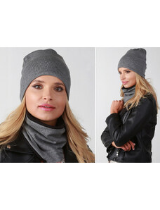 Fashionweek Dámsky zimný set čiapka + šál flísová podšívka ZIZI-B3