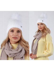 Fashionweek Dámska zimná čiapka s brmbolcom ZIZI-V12