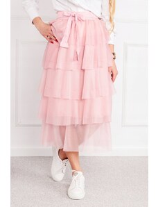 Fashionweek Dámska tylová sukňa s volánikmi a mašličkou S1991