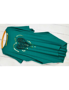 Fashionweek Talianske bavlnené šaty s vreckami OVERSIZE pre moletky MD482