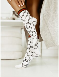 Fashionweek Bavlnené ponožky CC like GUCI MM05