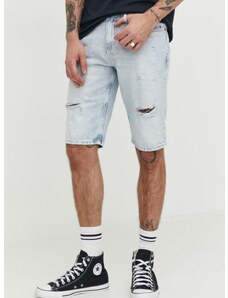 Rifľové krátke nohavice Tommy Jeans pánske, DM0DM18804