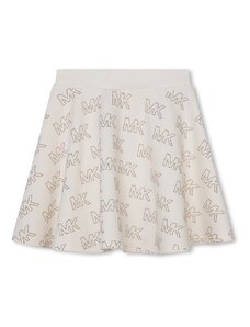 Dievčenská sukňa Michael Kors béžová farba, mini, áčkový strih