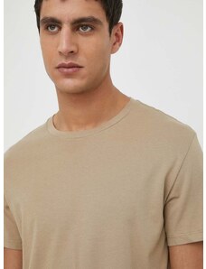 Bavlnené tričko Levi's 2-pak pánsky, šedá farba, jednofarebný